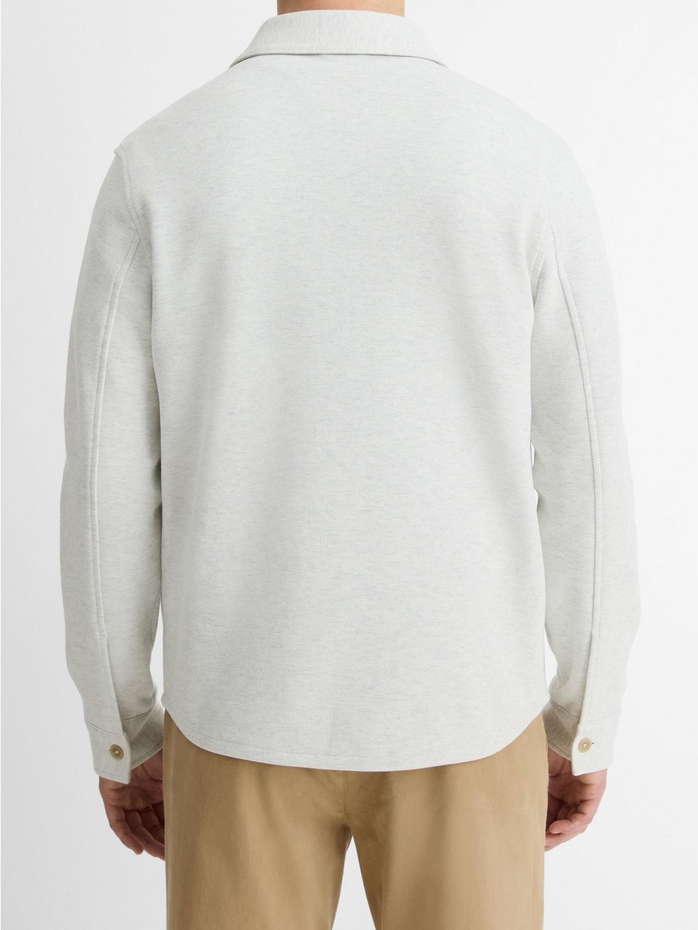 VINCE DOUBLE KNIT COTTON BLEND SHIRT JACKET NWT - Picture 3 of 8